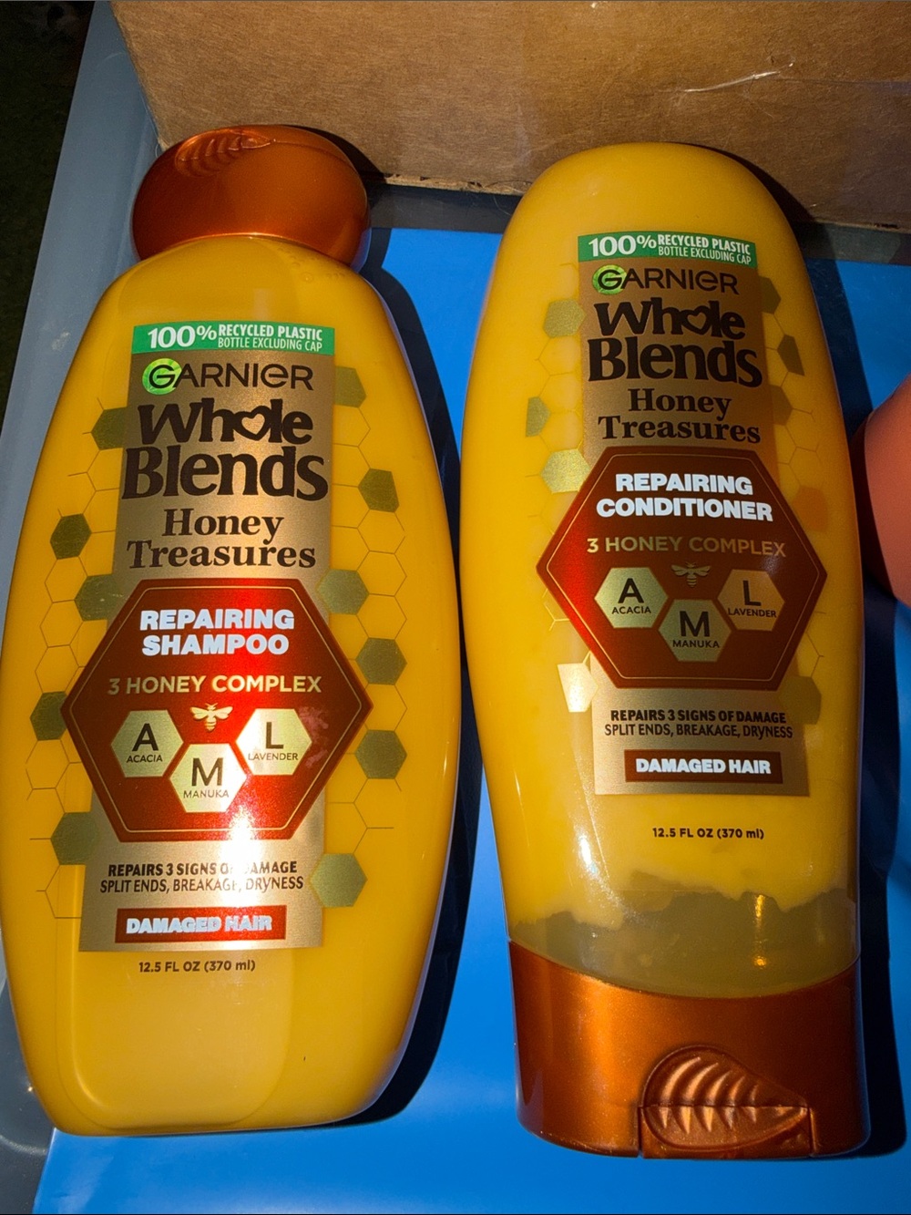 Garnier Whole Blends Honey Treasures Repairing Shampoo & Conditioner